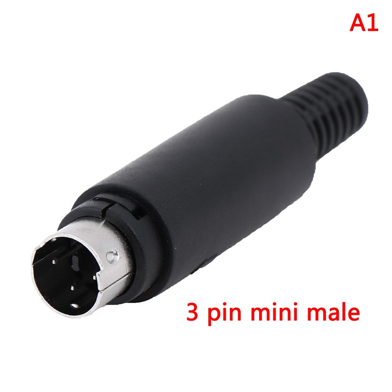 Fcvn Mini DIN Plug Socket Connector 3/4/5/6/7/8 PIN Chassis Cable Mount Male Female Motivated
