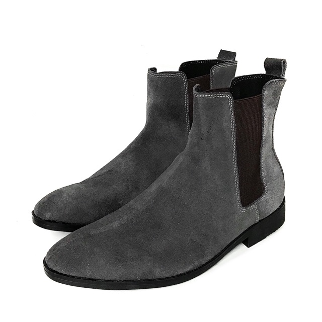 Giày chelsea boot da bò thật TEFOSS HT650 size 38-43 bụi bặm, sang trọng