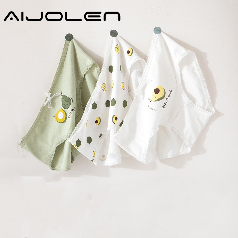 Quần Lót Nữ Aijolen In Hình Quả Bơ Dễ Thương