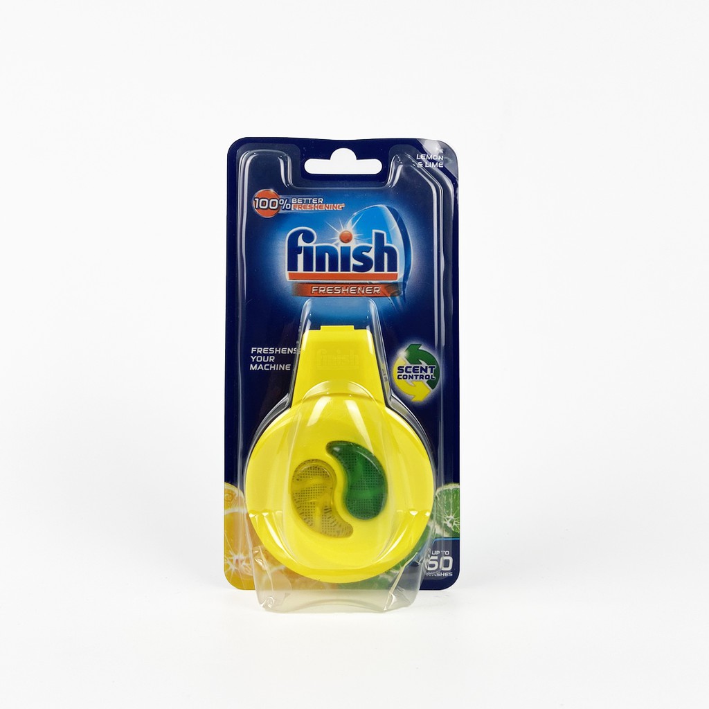 Tinh dầu Treo khử mùi máy rửa chén bát Finish 4ml hương Chanh thơm ngát