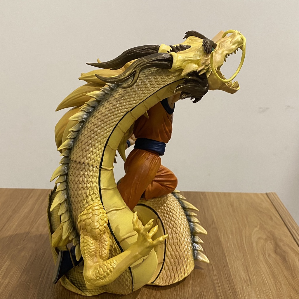 Mô hình songoku SSJ3 Rồng Vàng 21cm siêu chất - Mô hình dragonball chất lượng cao