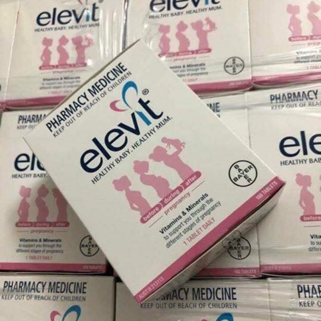 Hộp đựng Elevit bầu Úc