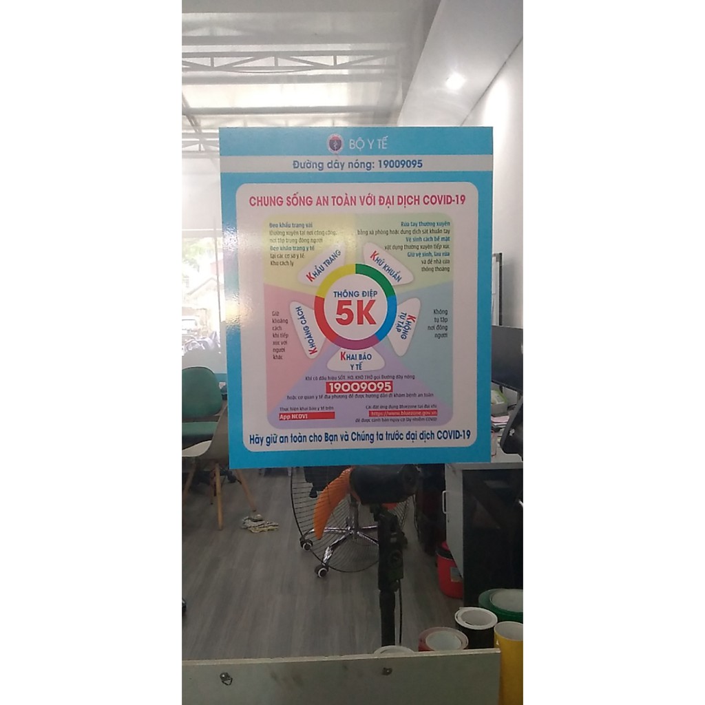 Bảng thông điệp 5K nhiều kích thước