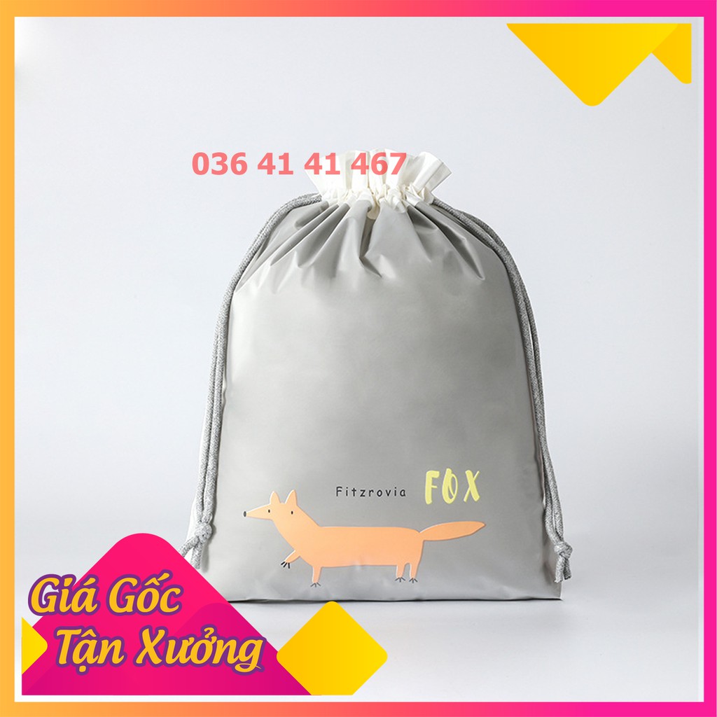 [Siêu Rẻ] TÚI LỤA DÂY RÚT - NHIỀU HÌNH THÚ SIÊU DỄ THƯƠNG ĐỰNG ĐỒ DU LỊCH ĐA NĂNG GIÀY DÉP ĐỒ TRANG ĐIỂM