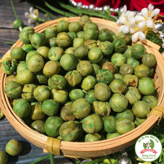 100Gr đậu hà lan rang tỏi ớt loại 1 | KingFood - Thế Giới Đồ Ăn Vặt - Đồ Ăn Vặt Hà Nội