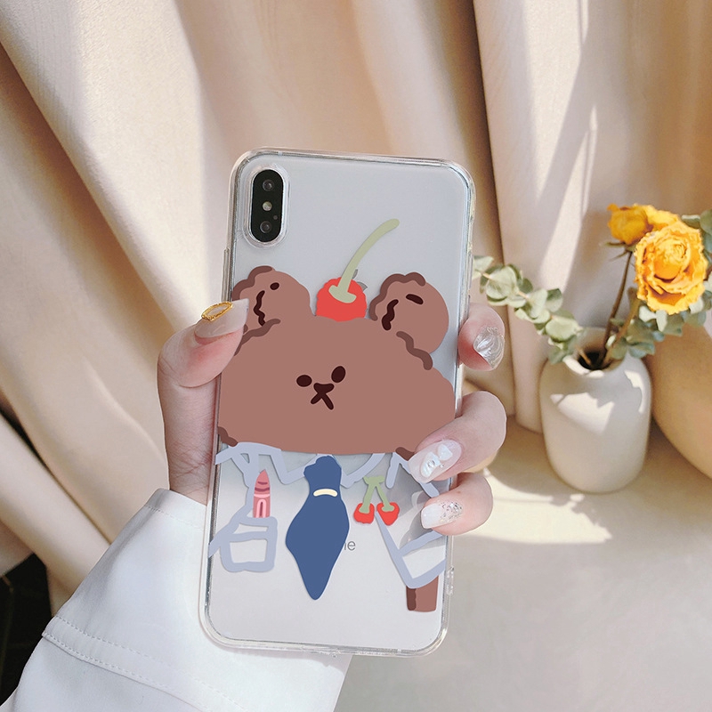 Ốp điện thoại in hình hoạt hình dễ thương cho Iphone 5/5S/6/6plus/6S/6S plus/6/7/7plus/8/8plus/X/XS/XS Max/11 169 | BigBuy360 - bigbuy360.vn
