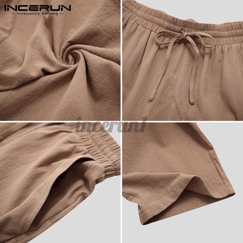 Quần Dài INCERUN Cotton Dây Rút Cho Nam | BigBuy360 - bigbuy360.vn