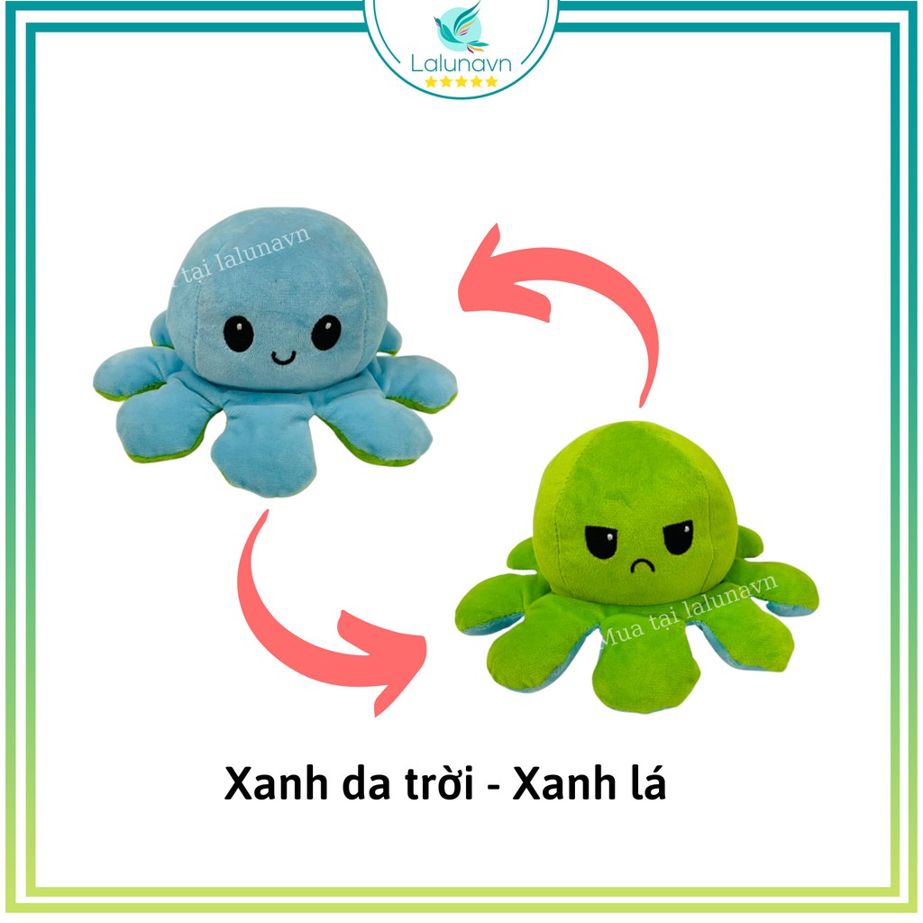 Lalunavn Bạch tuộc cảm xúc bông Cao Cấp vải đẹp , bông nhiều , may kỹ