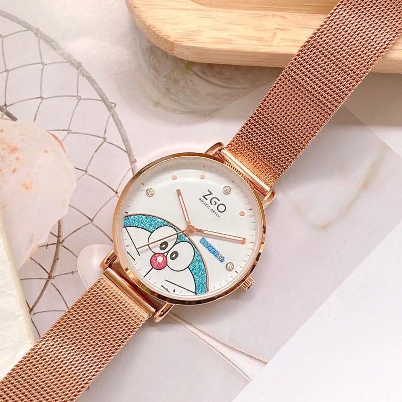 Đồng hồ nam nữ ZGO Doraemon fullbox
