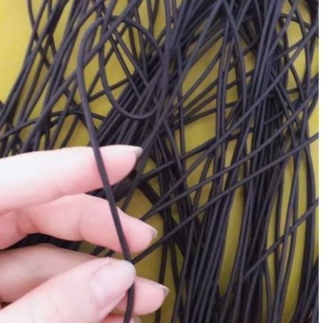 Cuộn 10M chun tròn đen loại tốt