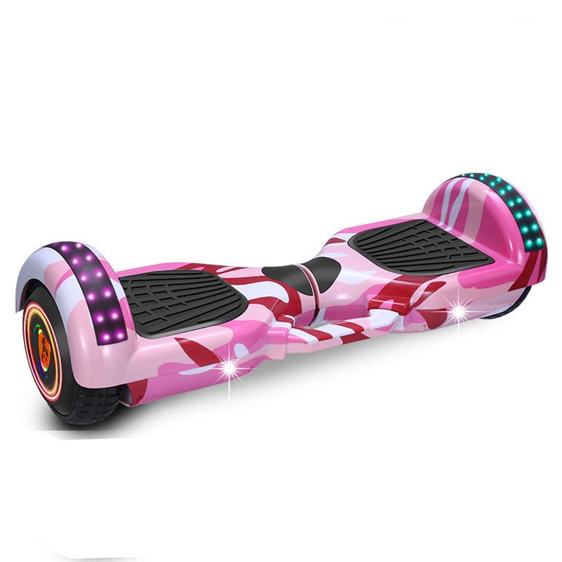 Xe điện cân bằng cao cấp Smart Balance Wheel - 6.5 inch , Kết nối Bluetooth - Màu trắng,hồng,hiphop,tặng tay cầm