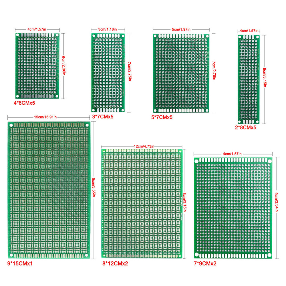 Bảng Mạch In Pcb Fr4 7 Kích Cỡ Diy Thông Dụng