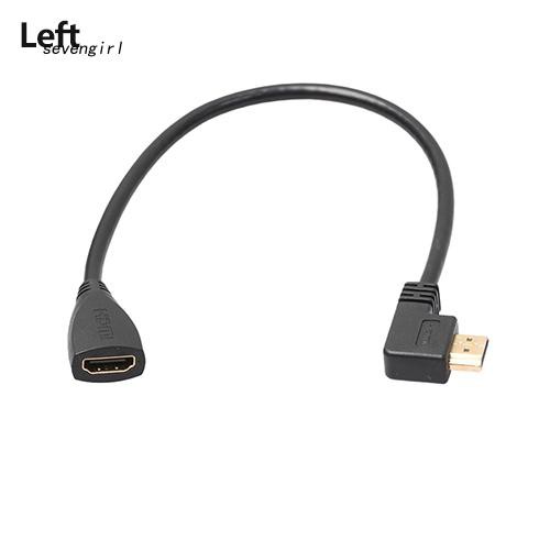 Cáp chuyển đổi đầu cắm HDMI sang lỗ cắm HDMI bẻ góc 90 độ tiện dụng