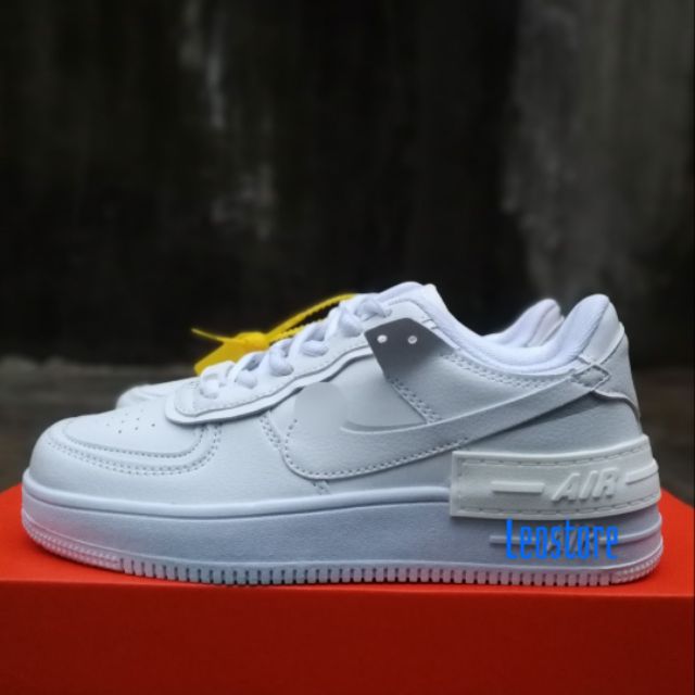 [Fullbox] Giầy sneaker air force shadow full trắng mở | BigBuy360 - bigbuy360.vn