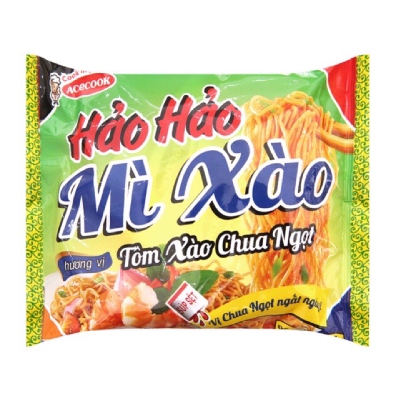 HOT LIKE Mì tôm hảo hảo chua cay/ tôm xào chua ngọt siêu ngon
