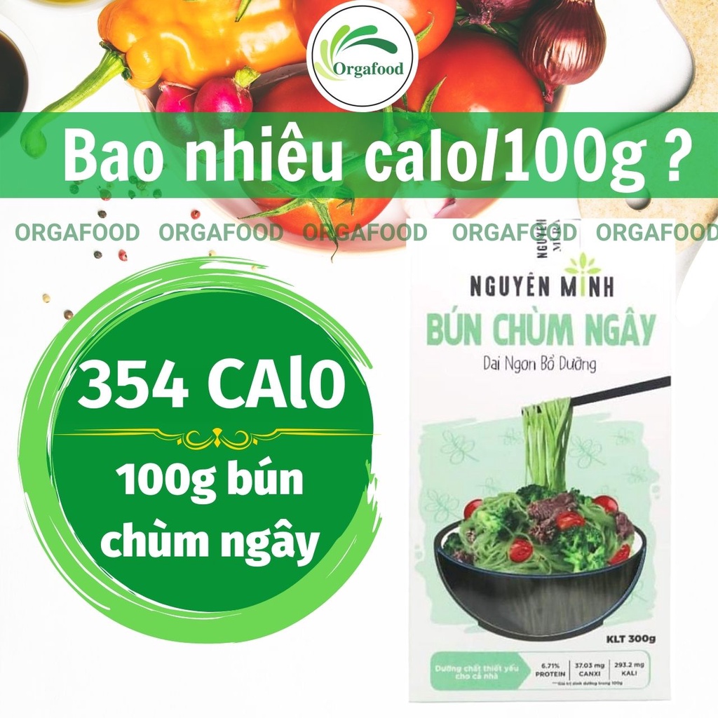 Bún chùm ngây Nguyên Minh hộp 300g, bún rau củ ăn kiêng, eatclean, giảm cân