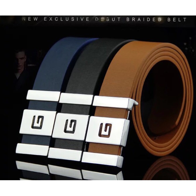 Dây Nịt Thắt Lưng Nam Đầu Kim Loại Dây Da Cao Cấp