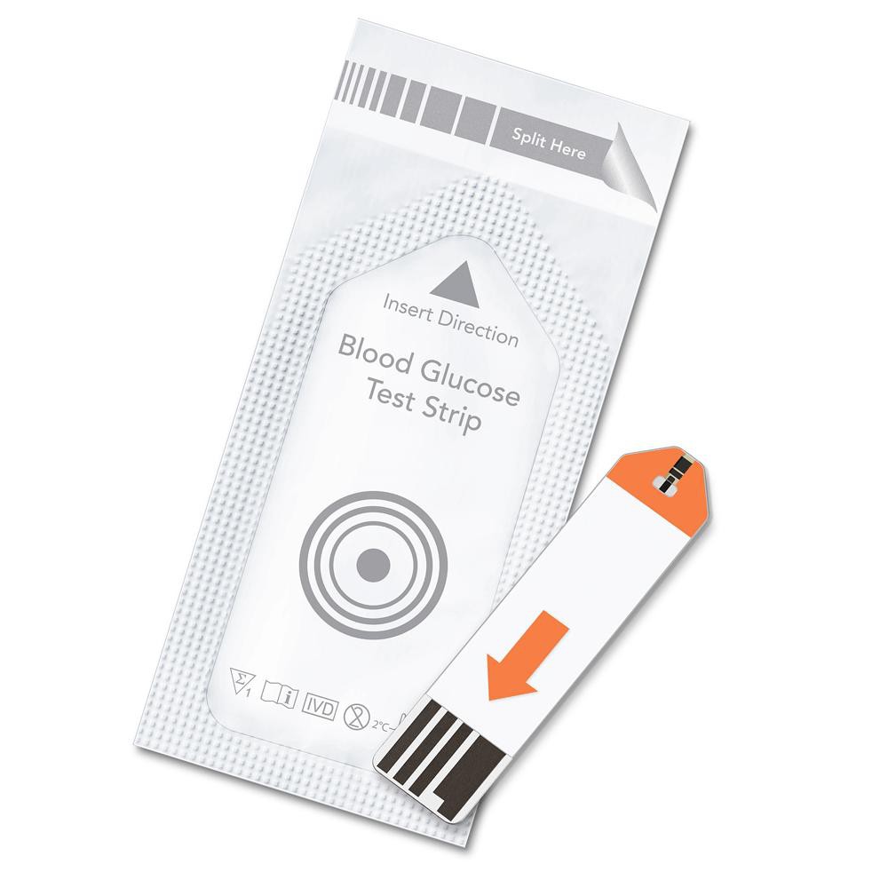 Que thử đường huyết Beurer GL50, 25 que/ hộp, không cần chip code, tích hợp chống hàng giả trong mỗi que