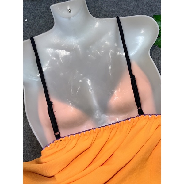 Đầm ngủ voan có mút kèm quần, phom 55kg