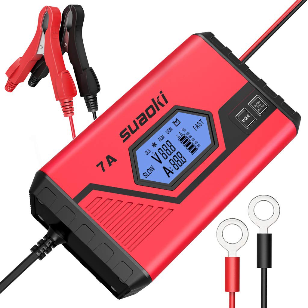 Suaoki Car Battery Charger And Maintainer 4 Amp 6v 12v Fully Automatic