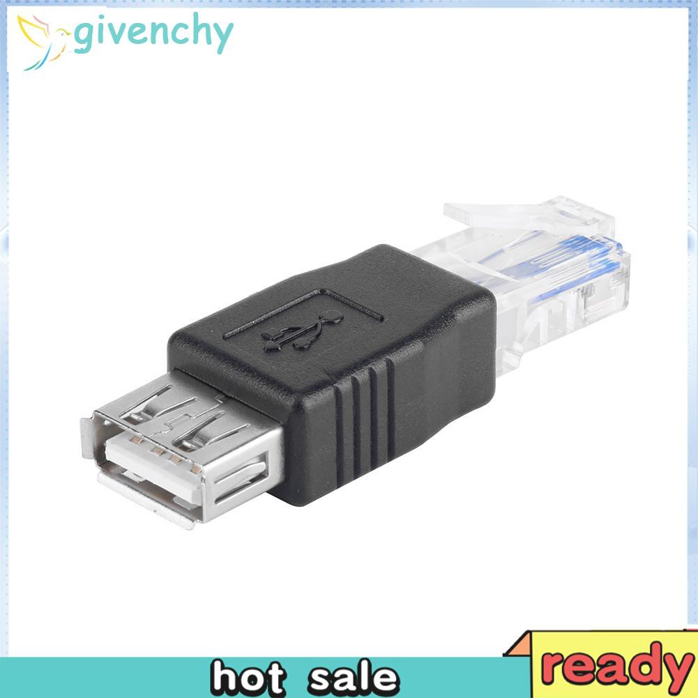 Giắc Chuyển Đổi Từ Ethernet Rj45 Male Sang Usb Female Lan Network Cable