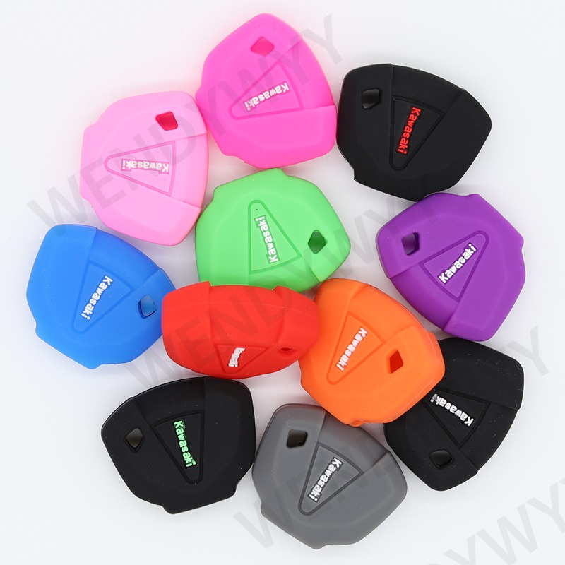 Vỏ Silicone Bảo Vệ Chìa Khóa Cho Xe Kawasaki Motorcycle Z650/Z900/Z800/NINJA400/ZX4R/ER6N/Z400