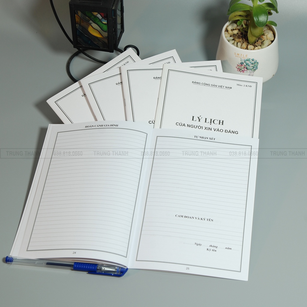 LÝ LỊCH CỦA NGƯỜI XIN VÀO ĐẢNG mẫu 02-KNĐ  - CHUẨN MẪU