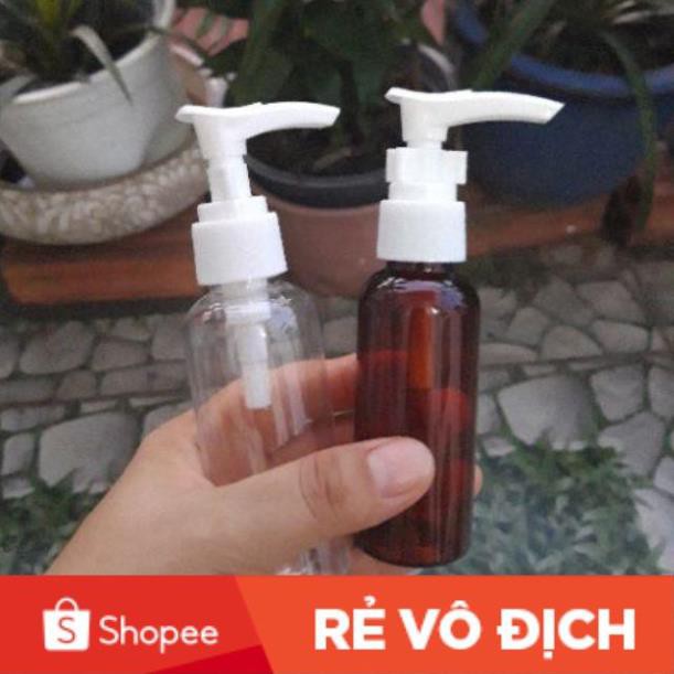 Chai vòi nhấn trong 500ml - chai lọ mỹ phẩm - chai nhựa pet [giá sỉ tận gốc]