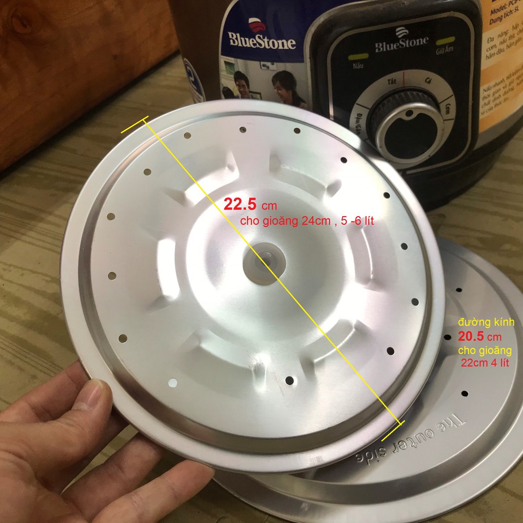 Set 4 Gioăng nắp vung nồi áp suất điện BlueStone Kangaroo 24 22 cm - phụ kiện roăng gioong  khaluck  goldsun sharp