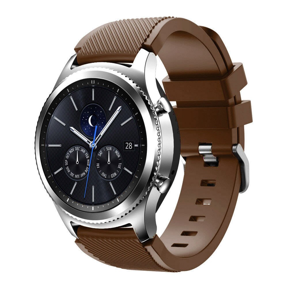 Dây đeo silicon 22mm cho đồng hồ thông minh Samsung Galaxy 3 45mm 46mm Gear S3 Frontier S3 Classic chất lượng cao