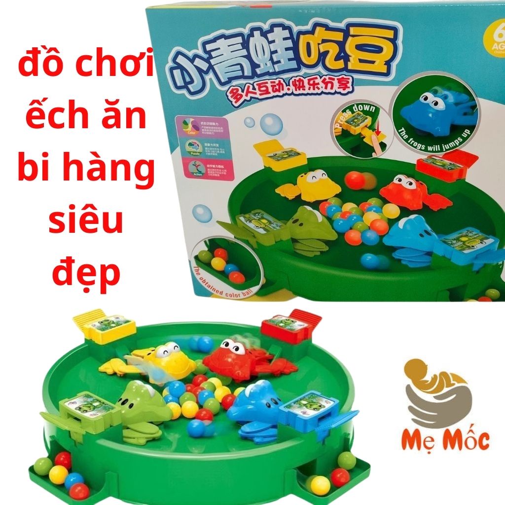 Bộ Đồ Chơi Ếch Ăn Bi Cho Cả Gia Đình 4 Người Chơi, Đồ Chơi Giải Trí Cho Bé Shop Mẹ Mốc ,EAB