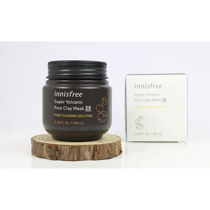 Mặt Nạ Bùn innisfree / 𝘍𝘳𝘦𝘦𝘴𝘩𝘪𝘱 / Mặt Nạ Đất Sét Super Volcanic Pore Clay Mask Innisfree