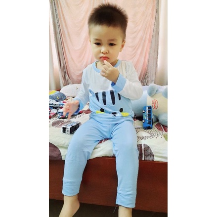 Bộ thun lạnh dài tay⚡FREESHIP⚡bo gấu co giãn 4 chiều cho bé từ 5-18kg