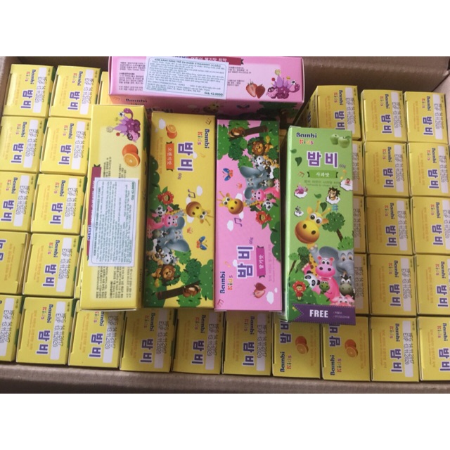 Kem Đánh Răng Trẻ Em Bambi Kids
