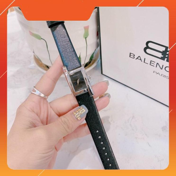 Đồng hồ Versace nữ dây da mềm, viền thép không gỉ, bảo hành 12 tháng MTP-STORE