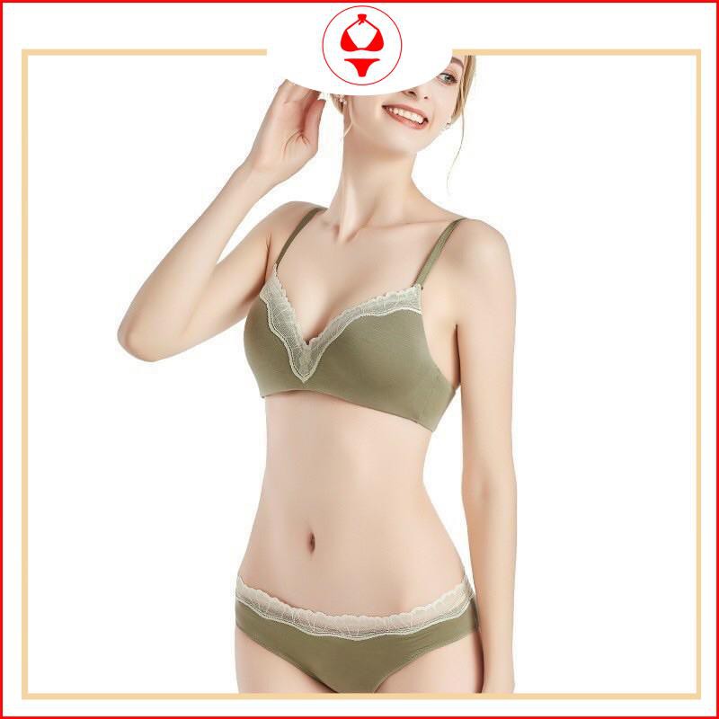 BỘ ĐỒ LÓT ⚡ FREESHIP⚡  coton lạnh,set nội y  siêu nâng ngực,siêu thấm C1234