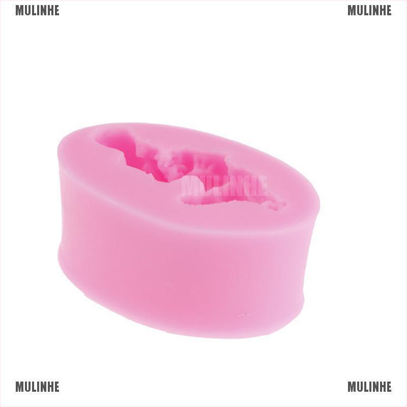 Khuôn làm xà phòng/bánh hình em bé đang ngủ 3d dễ thương xinh xắn