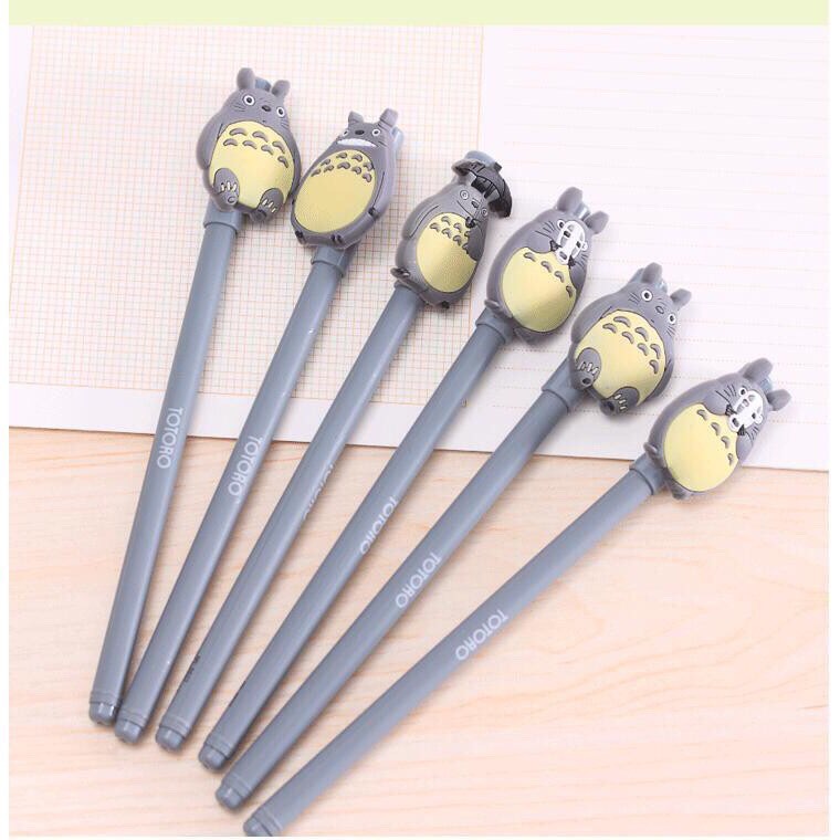 Bút Bi Nước TOTORO Siêu Dễ Thương - Bút Bi Nước Mực Đen TOTORO