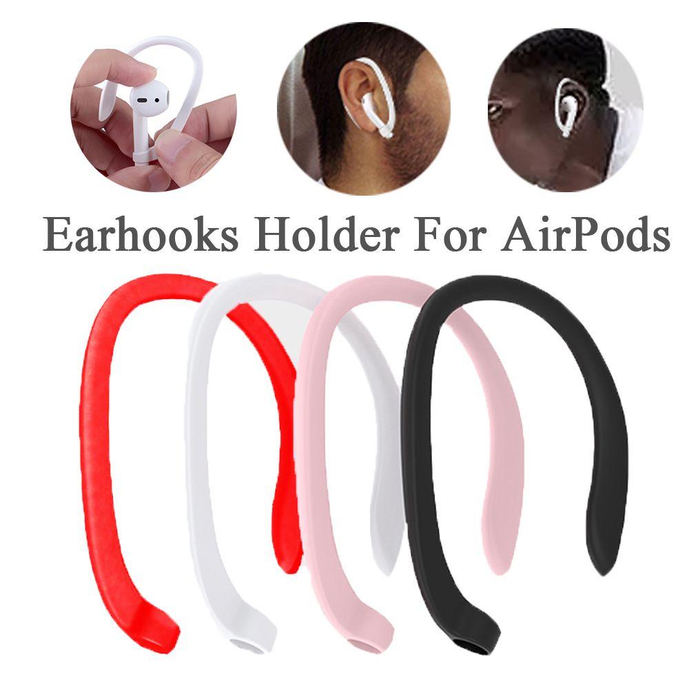 1 Cặp Móc Tai Nghe Bằng Silicon Nhẹ Cho Apple Airpods