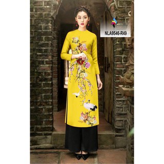 Áo Dài Cách Tân In  3D Xinh, Giá Cực Sốc