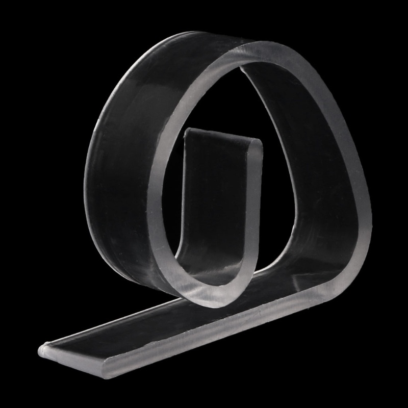 Set 12 Kẹp Giữ Khăn Trải Bàn Bằng Nhựa Trong Suốt