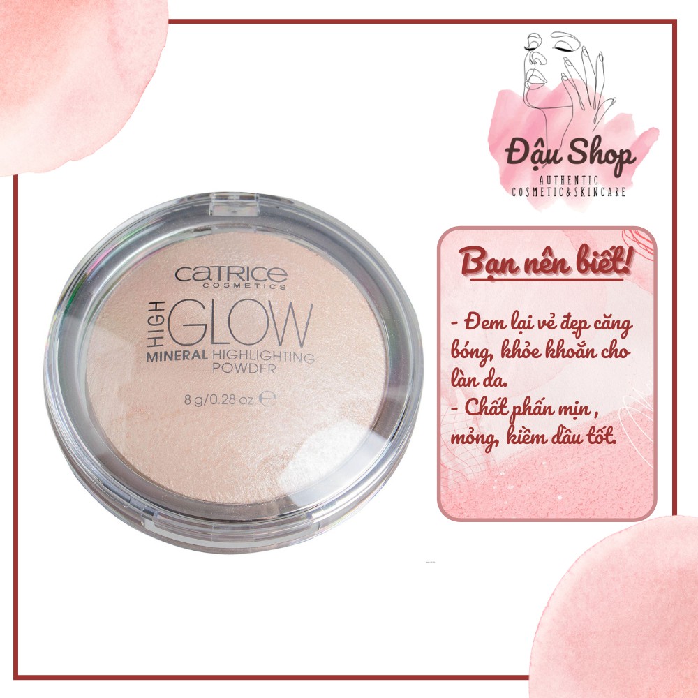 Phấn bắt sáng Catrice High Glow Mineral Highlighting Powder - đỉnh cao của bắt sáng (No.10)