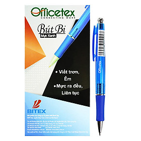 Bút Bi OFFICETEX OT-BP010 - Mực Xanh