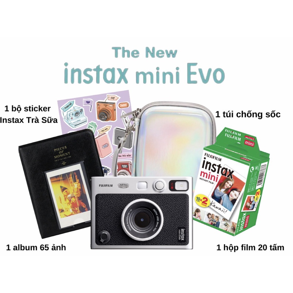 Fujifilm Instax Mini Evo - Chính Hãng - Bảo hành 1 năm