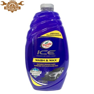Nước Rửa Xe Kết Hợp Bóng Sơn 2in1 Turtle Wax Ice T472R (Mỹ)