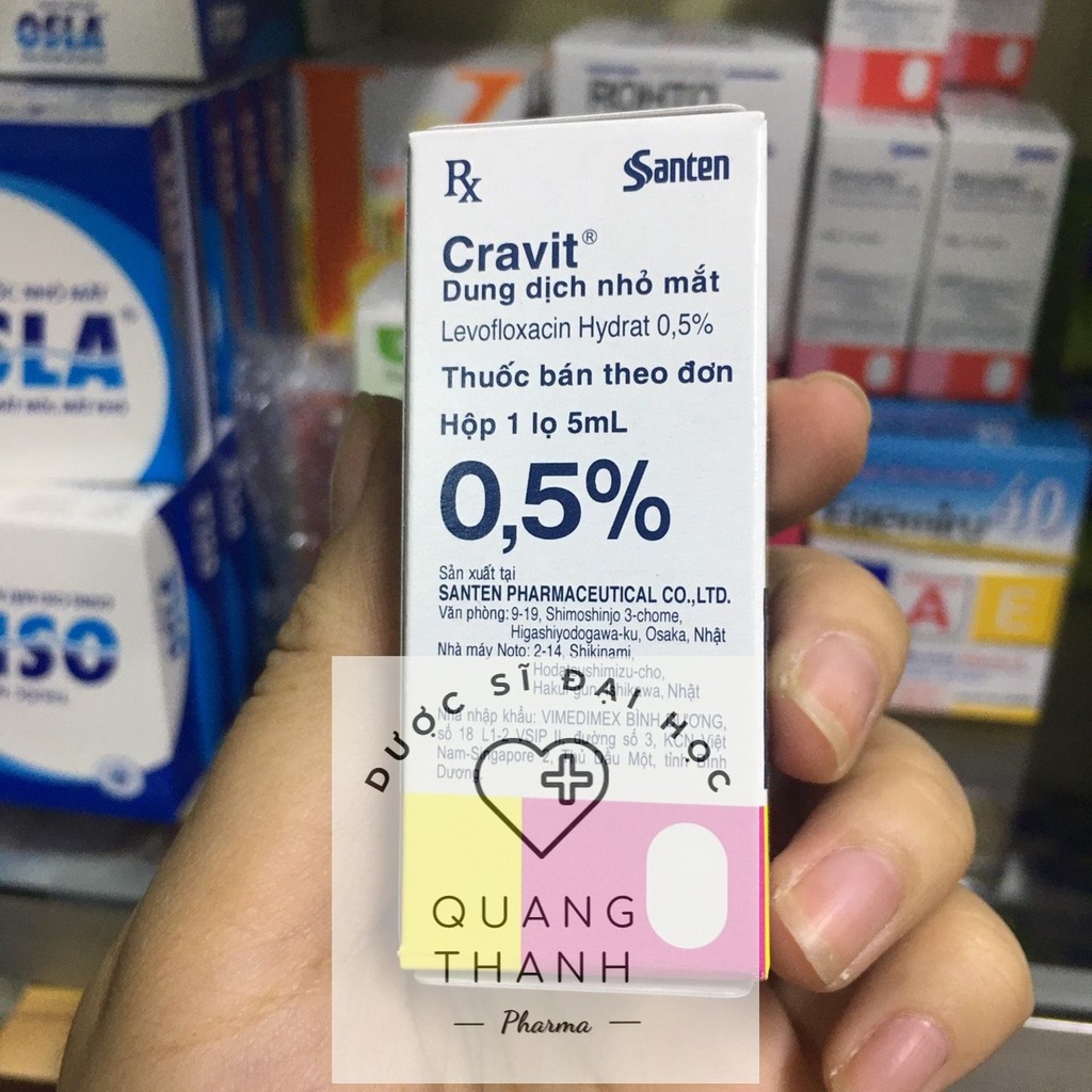 Nhỏ mắt CRAVIT 0,5%