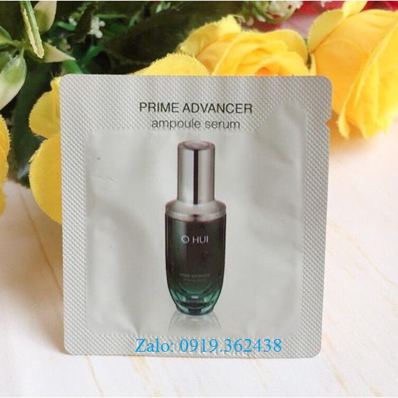 [Date 2023] Gói serum chăm sóc da khỏe mạnh 1ml Ohui Prime Advancer Ampoule Serum