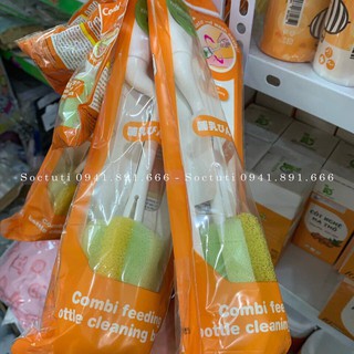 cọ bình sữa - bộ cọ bình sữa COMBI