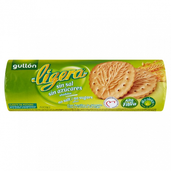 Bánh Quy Gullon Không Đường, Không Muối Ligera 200g