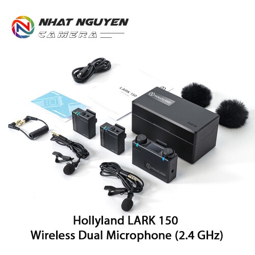 Hollyland LARK 150 - Micro không dây Hollyland Lark150 Wireless Dual Microphone